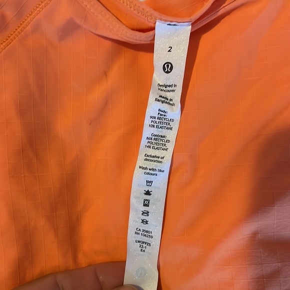 Lululemon Lightweight Stretch Run Short Sleeve Shirt
Orange Soda size 2 - Picture 6 of 10
